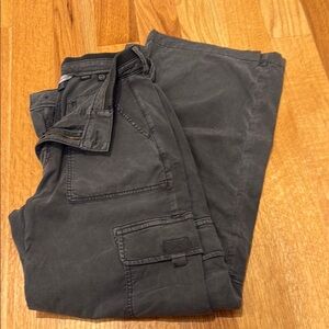 Aerie Gray Wide Leg Pants